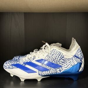 Men Adidas Adizero Electric Grafiti Football Cleats Navy/White IH8569 Size 13